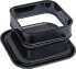 TRITON Tortownica kwadratowa Czarna Non-Stick 23,5cm Tort