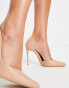 Truffle Collection stiletto heeled court shoes in beige