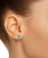 ფოტო #4 პროდუქტის Blue Topaz Pear Stud Earrings (1 ct. t.w.) in 14k Gold