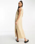 Фото #4 товара Vero Moda racer maxi dress in stone