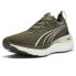 Фото #2 товара Puma Foreverrun Nitro Knit Running Mens Green Athletic Sneakers 37913913