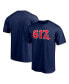 Фото #2 товара Men's Navy Boston Red Sox Hometown 617 T-shirt