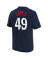 ფოტო #3 პროდუქტის Big Boys Pablo Lopez Navy Minnesota Twins Name and Number T-shirt