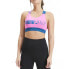 Фото #1 товара Puma Mid Impact Feel It Sports Bra Womens Pink Casual 519575-02