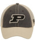 Фото #3 товара Men's Black and Tan Purdue Boilermakers Offroad Trucker Hat