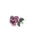 Фото #4 товара Flower, Multicolored, Rhodium Plated Alice In Wonderland Cocktail Ring