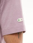 Champion crew neck t-shirt in purple