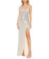 Фото #1 товара Women's Sequin A Line Gown