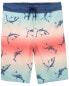 Фото #1 товара Kid Ombre Shark Print Swim Trunks 6