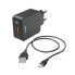Фото #2 товара Зарядное устройство Hama 00133754 для помещений, 12 V, 3 A, 1.5 м, черный