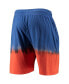 Фото #4 товара Men's Blue and Orange New York Knicks Hardwood Classic Authentic Shorts