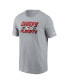 Men's Gray Kansas City Chiefs 2023 NFL Playoffs Iconic T-shirt