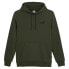 Puma Essentials Embroidery Logo Hoodie Mens Green Casual Outerwear 84680831