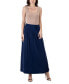 ფოტო #4 პროდუქტის Women's Foldover with Pockets Maxi Skirt