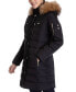 ფოტო #3 პროდუქტის Women's Petite Faux-Fur-Trim Hooded Puffer Coat, Created for Macy's
