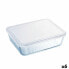 Фото #1 товара Прямоугольная коробочка для завтрака с крышкой Pyrex Cook & Freeze 22,5 x 17,5 x 6,5 cm 1,5 L Прозрачный Силикон Cтекло (6 штук)