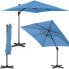 Фото #1 товара Садовый зонт Uniprodo UNI_UMBRELLA_2SQ250BL 250 x 250 см синий
