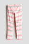 White/pink striped