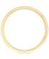 ფოტო #3 პროდუქტის Men's Comfort Fit Wedding Band (6mm) in 14k Gold or 14k White Gold