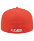 Фото #2 товара Men's Orange Clemson Tigers Throwback 59FIFTY Fitted Hat