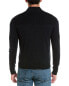 Фото #2 товара Bruno Magli Plaited 1/4-Zip Wool Mock Sweater Men's