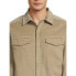 George Men's Corduroy Shirt Jacket XL 46-48 Beige Cotton Longsleeve Pockets