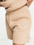 Фото #3 товара Nike Plus mini swoosh baller shorts in hemp brown