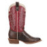 Фото #1 товара Roper Ride 'Em Cowgirl Ccs Embroidered Square Toe Cowboy Womens Brown Casual Bo