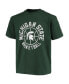 Big Boys Green Michigan State Spartans Basketball T-shirt