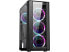 Фото #1 товара DIYPC Rainbow-Flash-F4-B Black Steel / Tempered Glass ATX Mid Tower Computer Cas