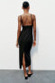 Фото #14 товара Платье cut-out из эластичной ткани ZARA