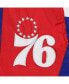 Фото #5 товара Верхняя одежда Starter мужская Роял Филадельфия 76ерс реглан-худи с застежкой-молнией