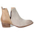 Фото #1 товара Diba True Stop By Round Toe Pull On Booties Womens Beige Casual Boots 54620-295
