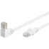 Фото #2 товара Goobay 94164 - Cat.5e Patch 1x90° weiß 2 m - Cable - Network