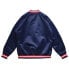 Фото #2 товара Mitchell & Ness Lightweight Satin Jacket Mens Blue Coats Jackets Outerwear STJKM
