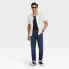 Men's Slim Fit Jeans - Goodfellow & Co Dark Blue Wash 42x34