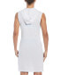 ფოტო #2 პროდუქტის Women's Essential Hooded Cover-Up Dress