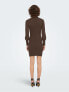 Dámské šaty JDYMAGDA Regular Fit 15271590 Chocolate Brown