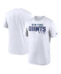 Фото #3 товара Men's White New York Giants Legend Community Performance T-shirt