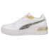 Puma Skye Wedge Safari Zebra Lace Up Womens White Sneakers Casual Shoes 383868-