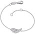Silver bracelet Wing with zircons ERB-LILWING-ZI