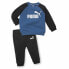 Фото #1 товара Детский спортивный костюм Puma Minicats Essentials Raglan Чёрный Синий