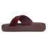 Фото #3 товара Puma Platform Velvet Slides Womens Red Casual Sandals 380675-01