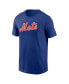 Фото #3 товара Men's Justin Verlander Royal New York Mets 2023 Name and Number T-shirt