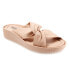 Фото #2 товара Softwalk Emmie S2221-146 Womens Beige Leather Slip On Strap Sandals Shoes 9.5