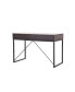 Juno Dark Brown Wood Lift Top Desk With Hidden Storage And Drawer