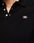 Dickies tallasee ribbed polo in black M - фото #4