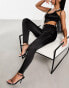 Amy Lynn Elvis exclusive to ASOS disco stretch trousers in black