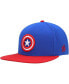 Фото #1 товара Men's Navy, Red Captain America Snapback Hat