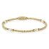 Touch of Pearl Gem Gold Plated Bead Bracelet RR-40136-G